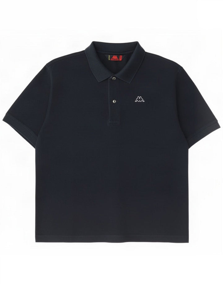 Polo Kappa Homme Large Bleu Marine