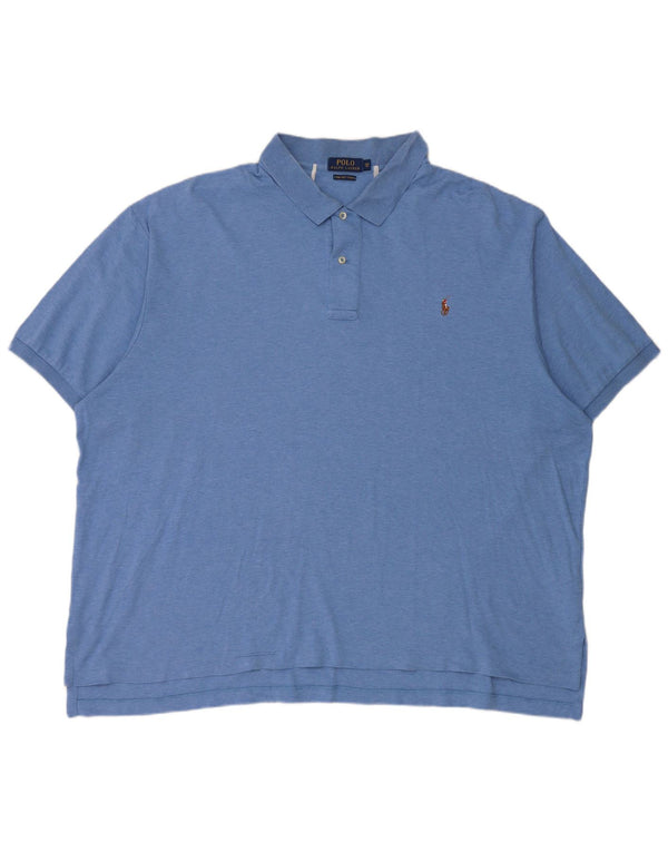 Polo Ralph Lauren Homme Big Polo 3XL Bleu Moucheté Coton