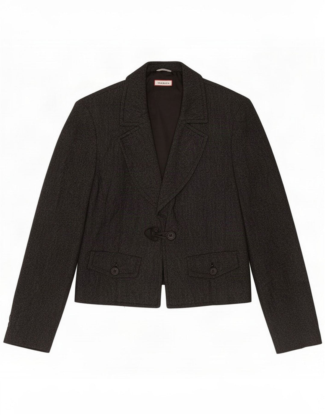 Max & Co. Veste blazer à 1 bouton pour femme UK 12 Gris moyen