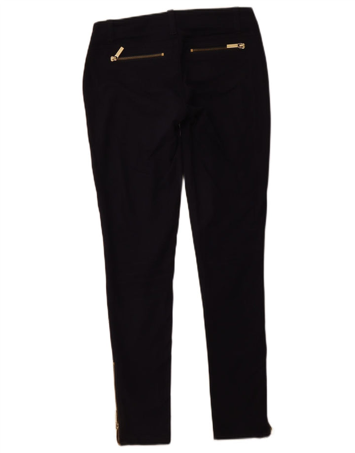MICHAEL KORS Pantalon décontracté skinny pour femme US 00 2XS W26 L28 Bleu marine