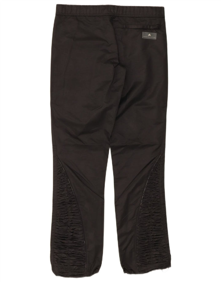 ADIDAS Womens Windbreaker Trousers UK 16 Large  Black Polyester