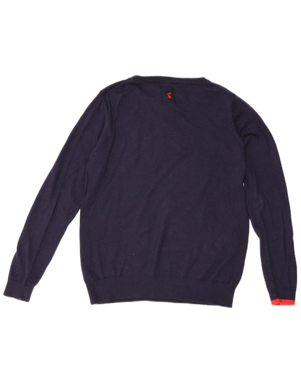 Joules Pull col bateau pour femme UK 12 Bleu marine moyen imprimé animal