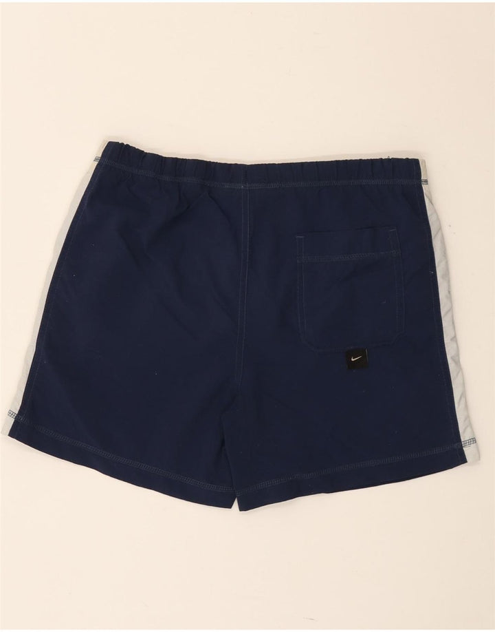 NIKE Short de Bain Garçon 12-13 Ans Large Bleu Marine Colorblock