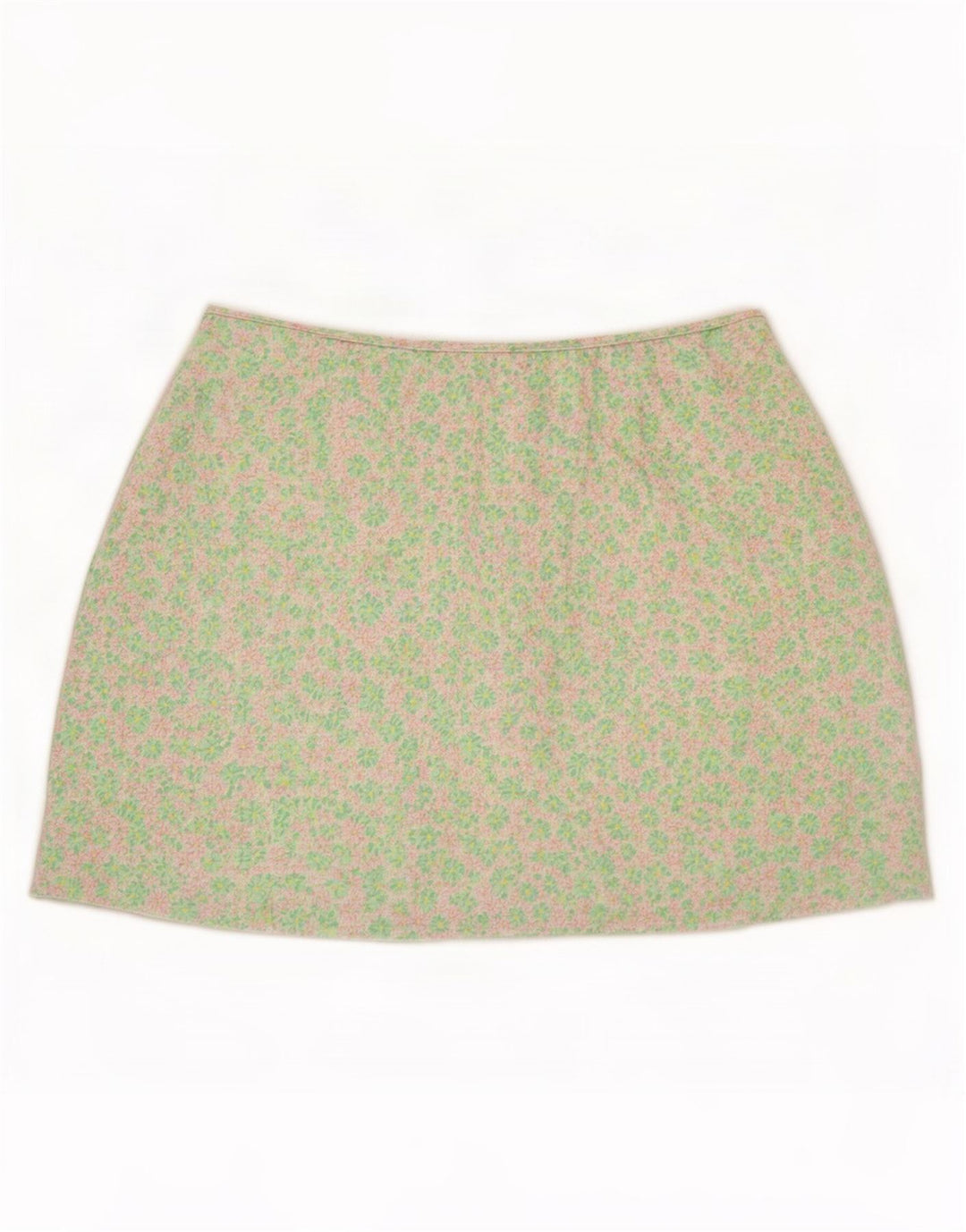 Zara Femme Mini Jupe XL W32 Multicolore Floral