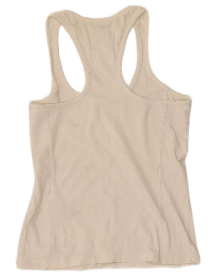 Champion Débardeur Femme UK 12 Coton Blanc Moyen
