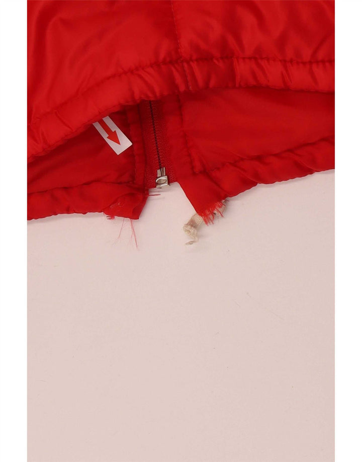 veste coupe-vent vintage femme IT 42 Medium Red Colourblock Polyamide