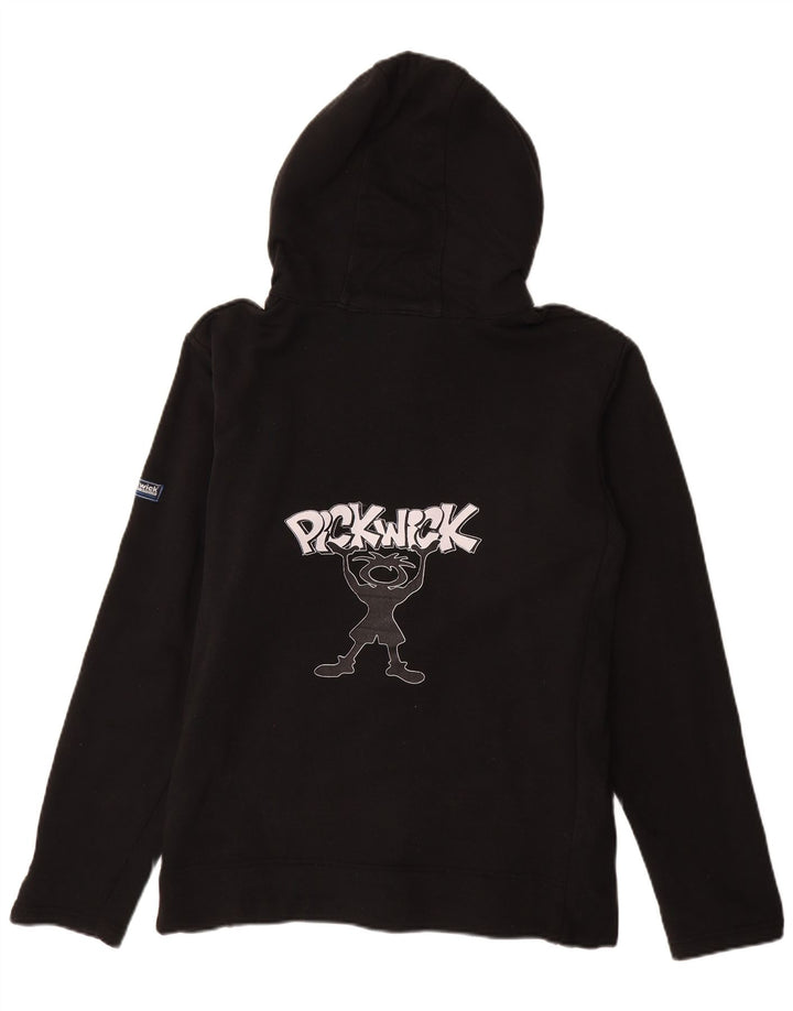 Pickwick Pull à Capuche Zippé Graphique Homme Noir Moyen Coton