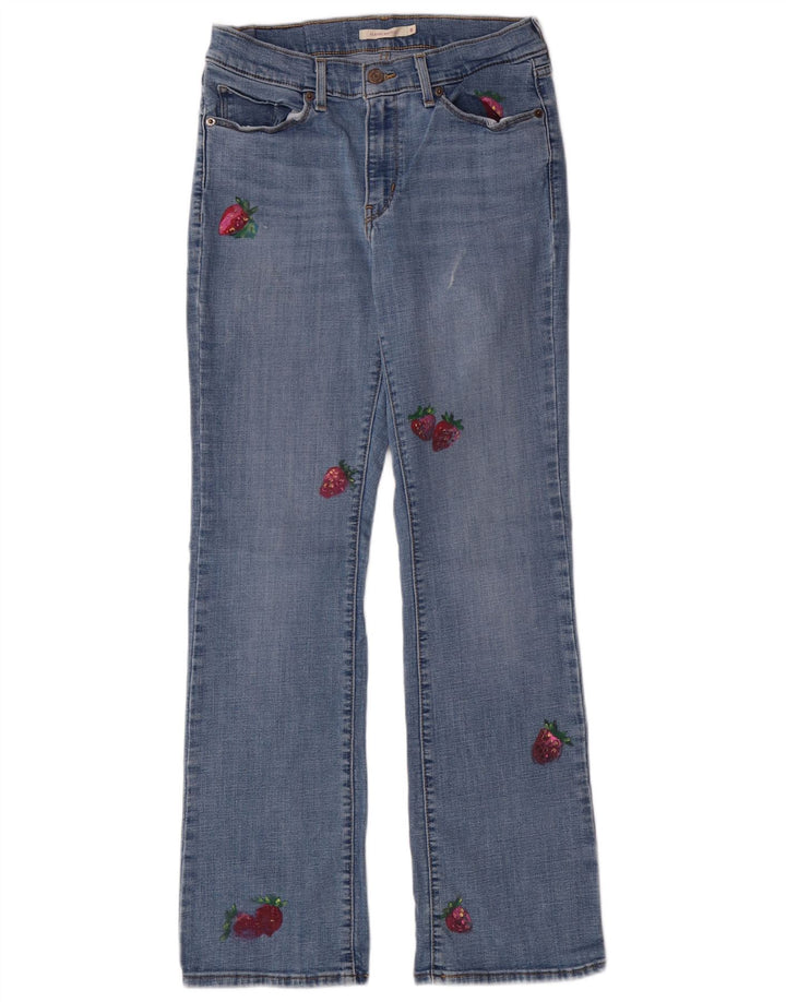 Levi's Jean bootcut graphique pour femme US 8 Medium W29 L32 Bleu classique
