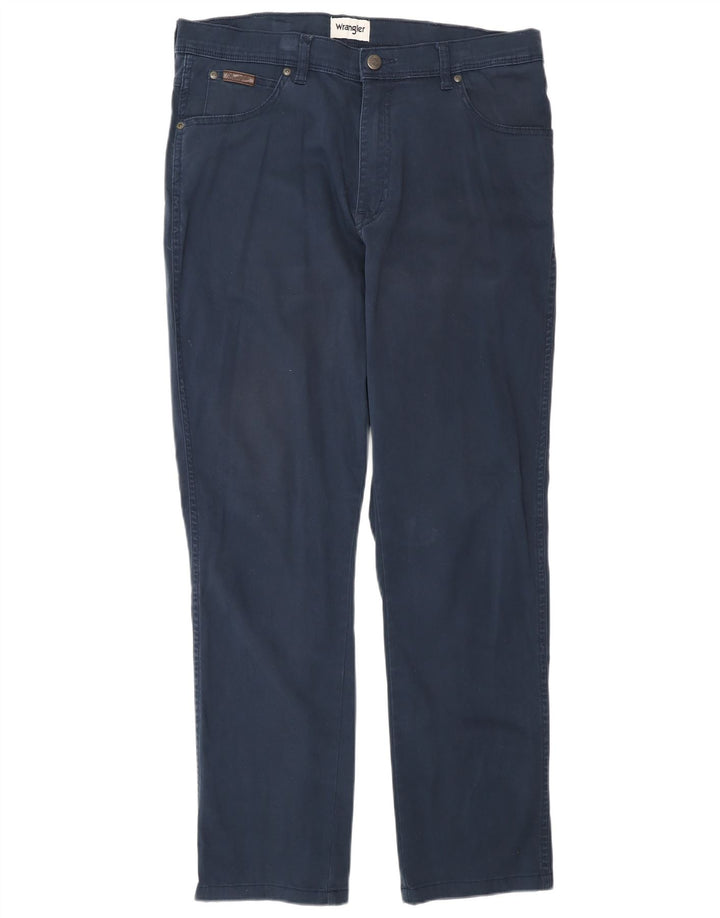 Wrangler Jean Slim Texas Homme W36 L34 Bleu Marine Coton