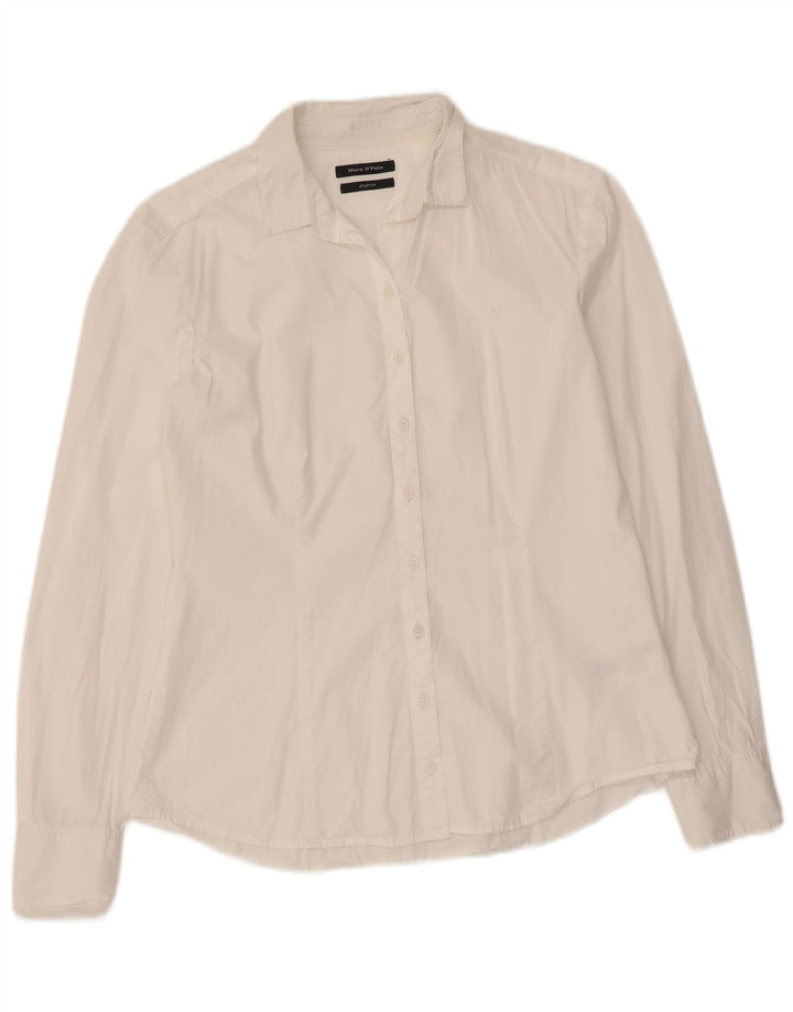 MARC O'POLO Chemise Femme EU 36 Petit Blanc Coton