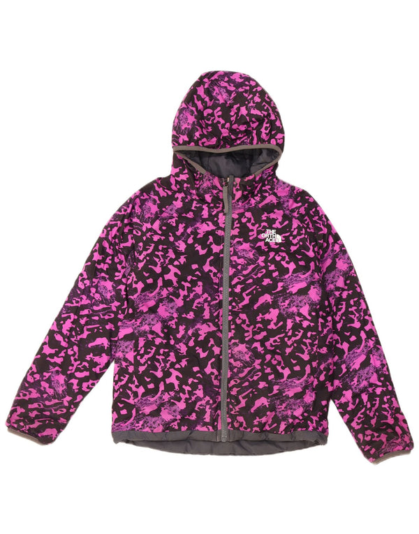 The North Face Veste réversible à capuche pour fille 9-10 ans Noir moyen
