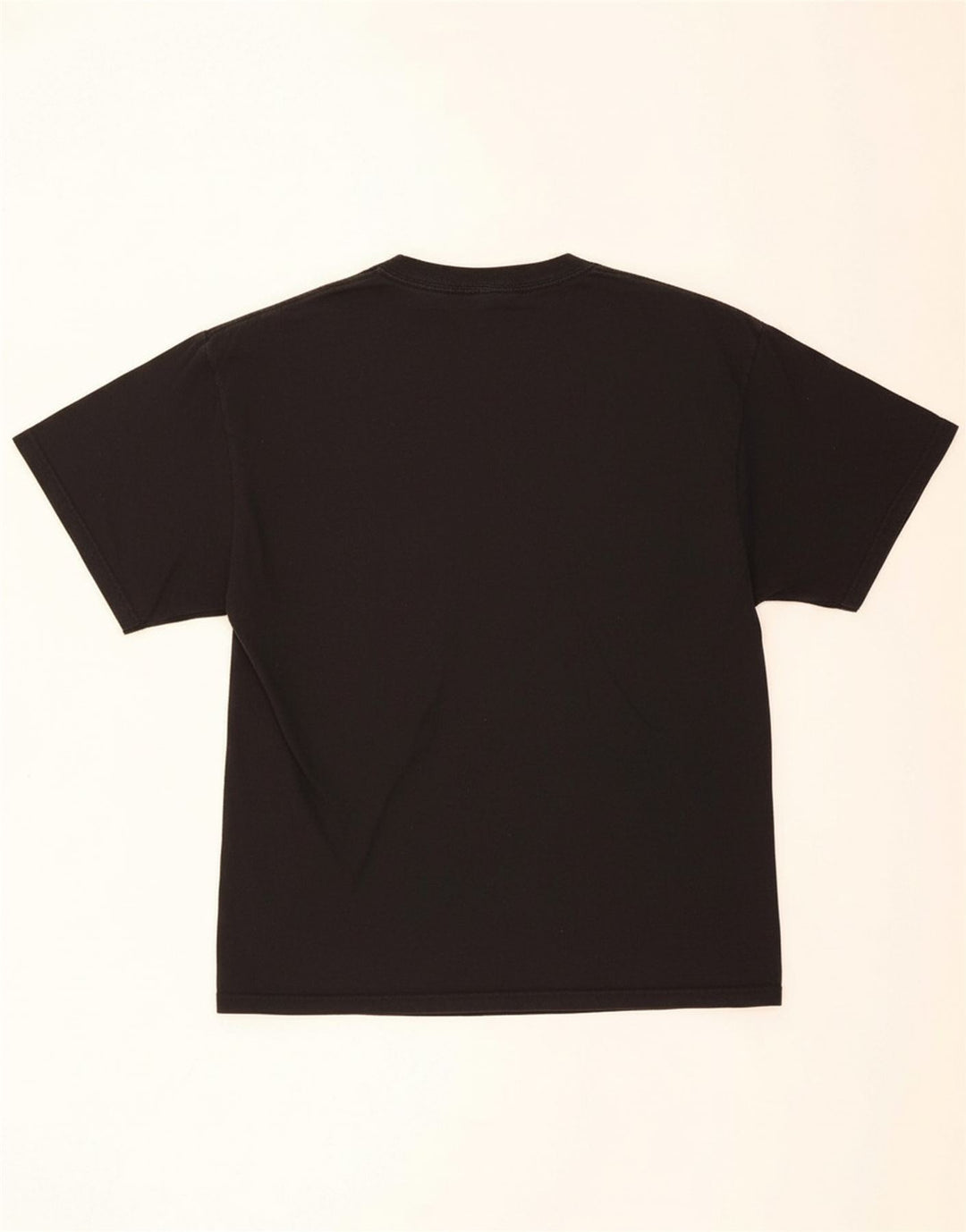 REEBOK Mens Graphic T-Shirt Top Large Black Cotton