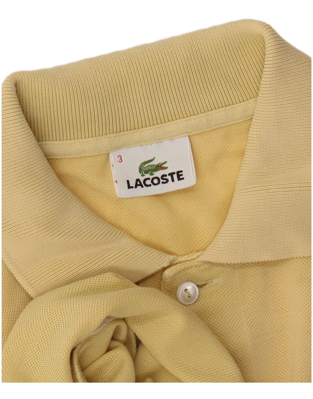 Lacoste Polo Homme Taille 3 Petit Jaune