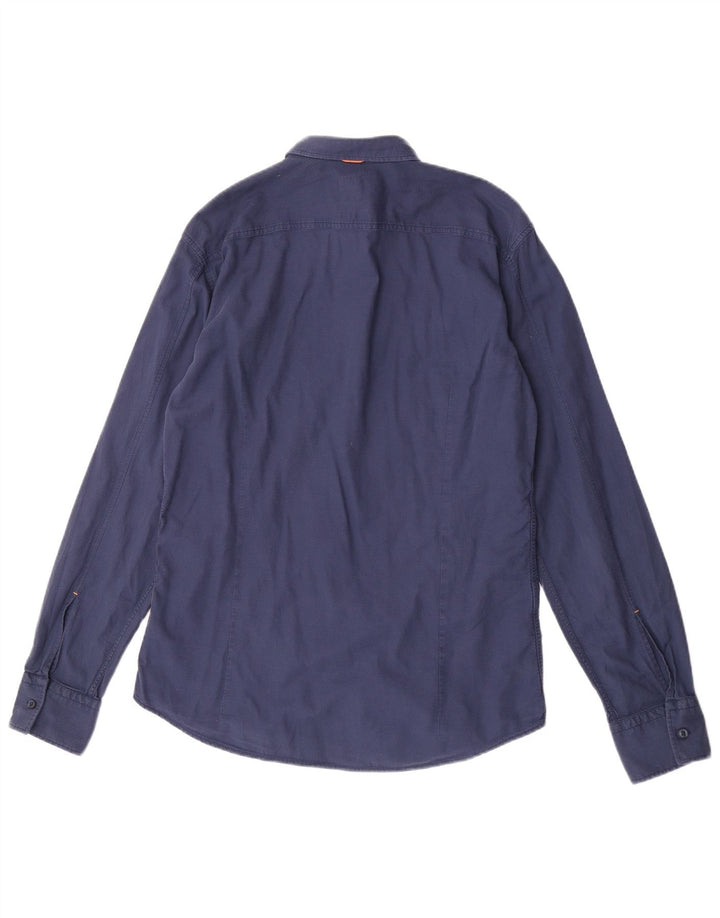 Hugo Boss Chemise Slim Fit Large Bleu Marine Homme