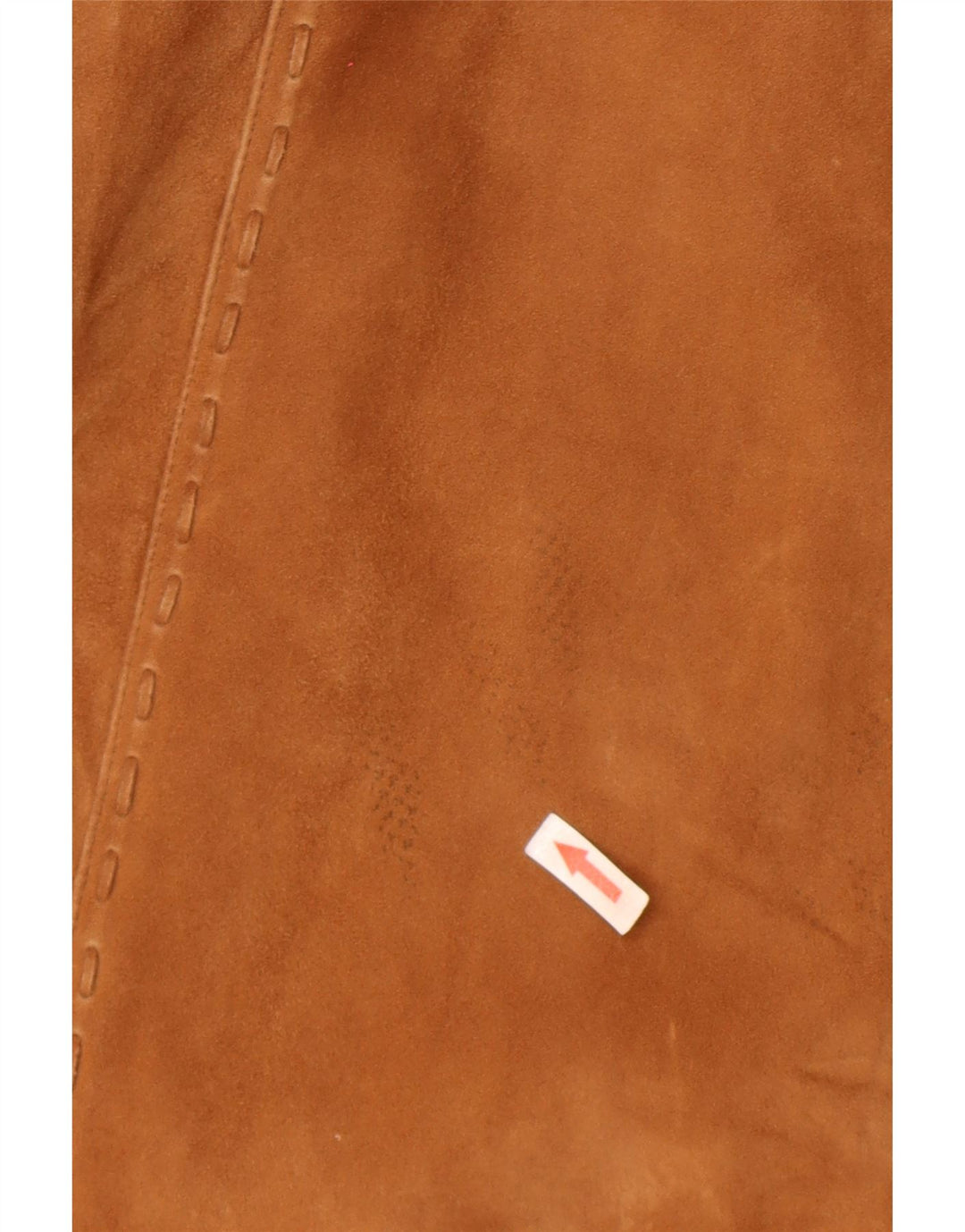 vintage Femme Daim Surdimensionné Pardessus IT 46 Grand Marron