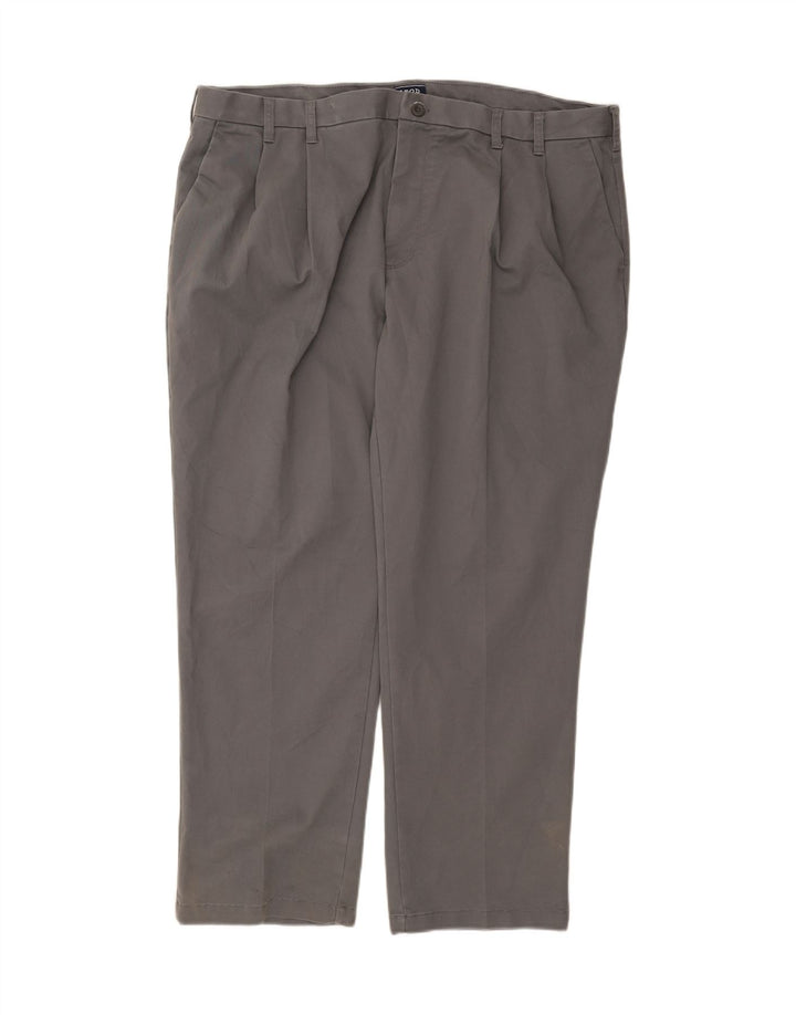 IZOD Mens Pegged Chino Trousers W46 L32 Grey Cotton Vintage Izod and Second-Hand Izod from Messina Hembry 