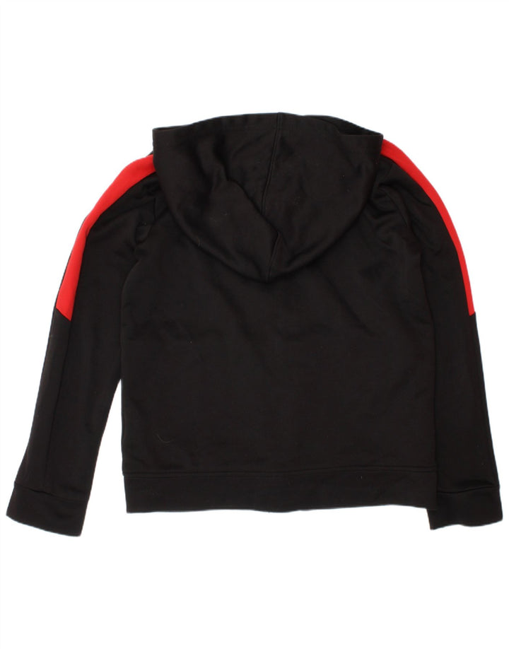 Puma Sweat à capuche zippé pour garçon 7-8 ans Noir Colorblock Polyester