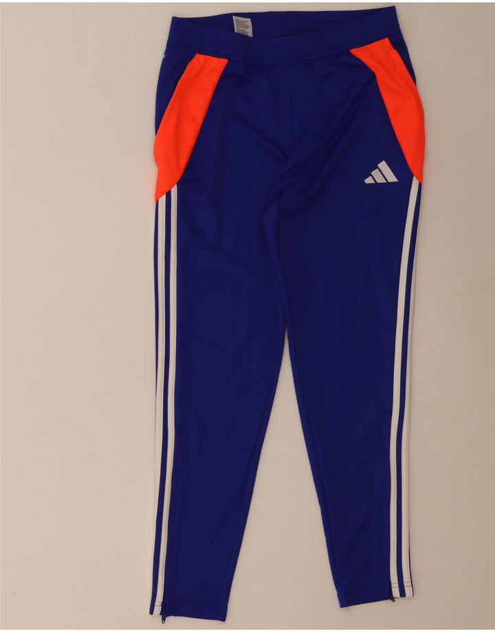 Adidas Pantalon de Survêtement Aeroready Homme Bleu Moyen Polyester Colorblock