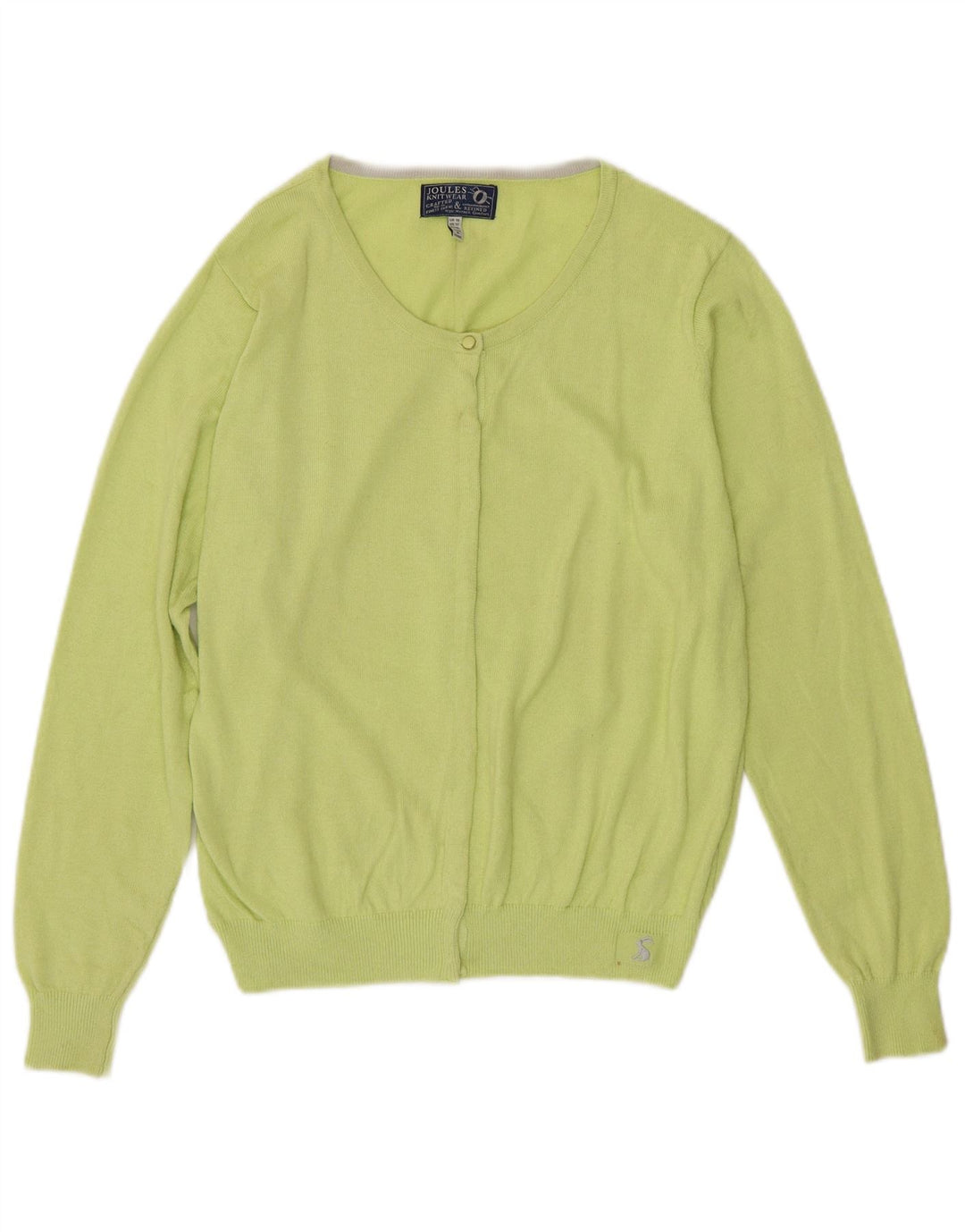 JOULES Cardigan Femme Pull UK 16 Large Vert Polyester