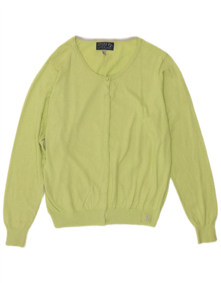 JOULES Cardigan Femme Pull UK 16 Large Vert Polyester