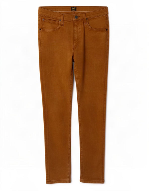 Lee Jean Slim Fuselé Luke W31 L30 Homme Marron Coton