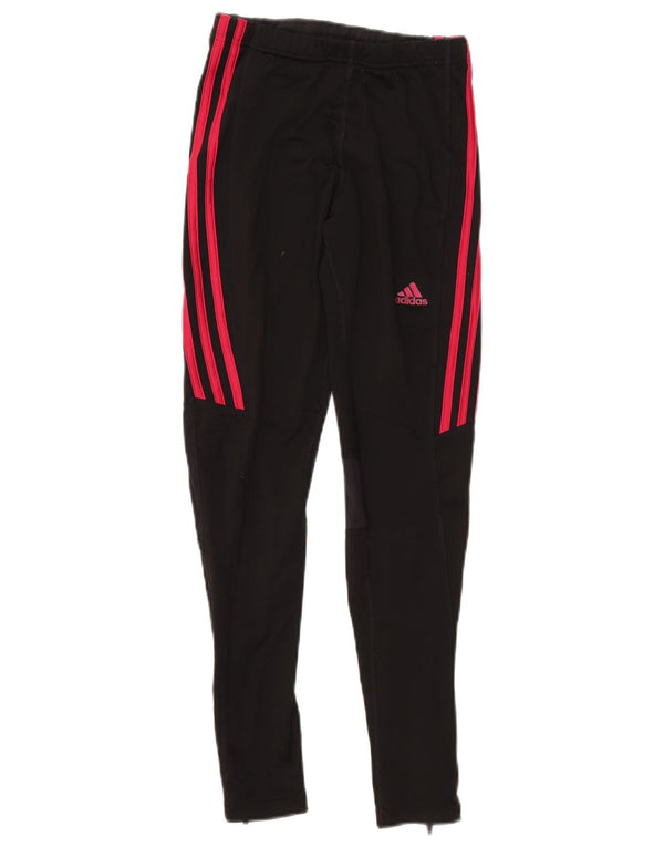 Adidas Leggings Femme UK 10 Petit Noir Polyester