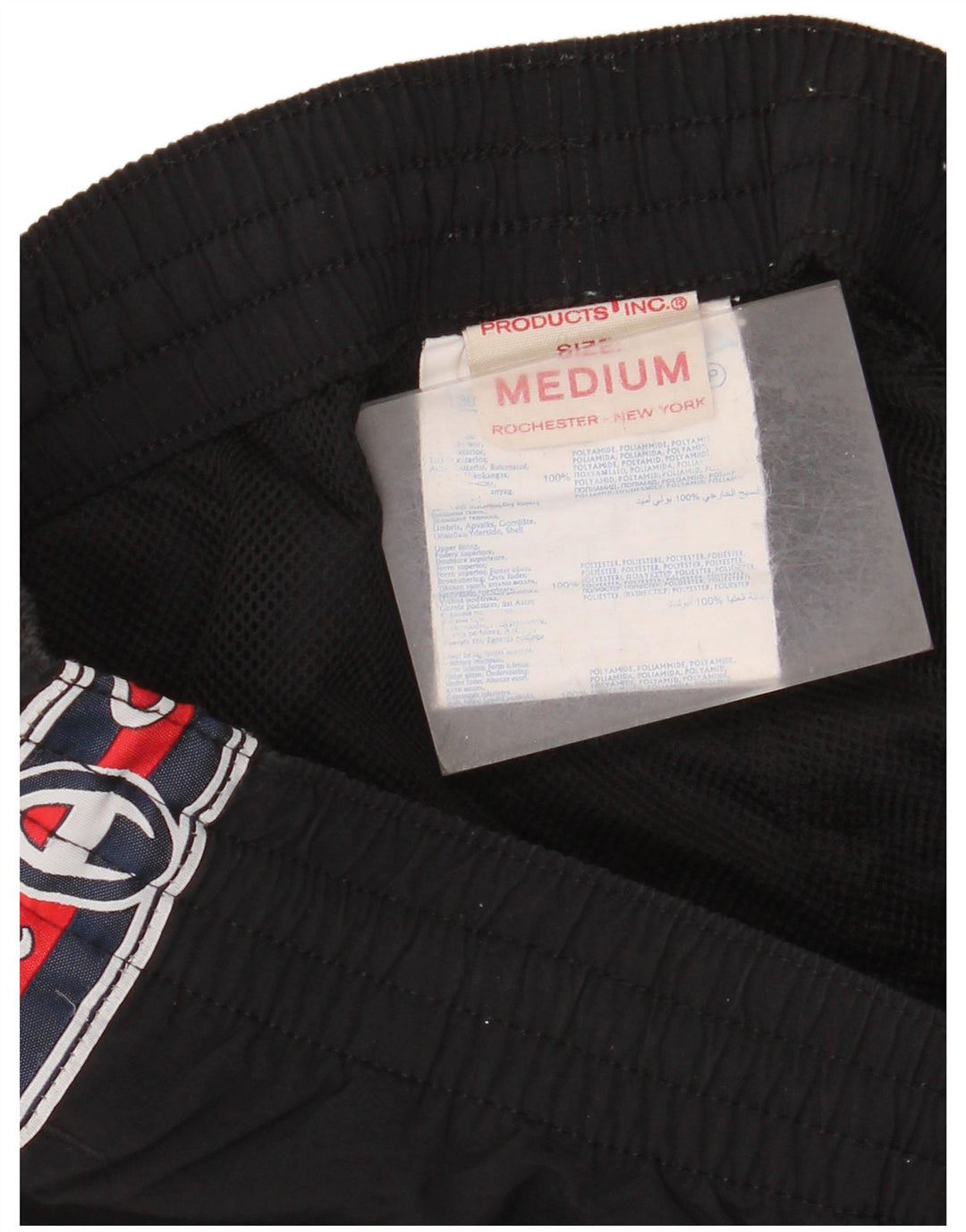 Champion Pantalon de Survêtement Rochester Graphic Homme Noir Moyen Polyamide