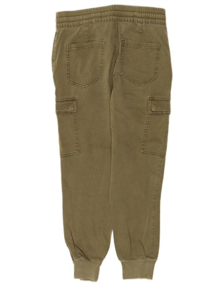 Benetton Pantalon Cargo Joggers Femme W30 L25 Kaki