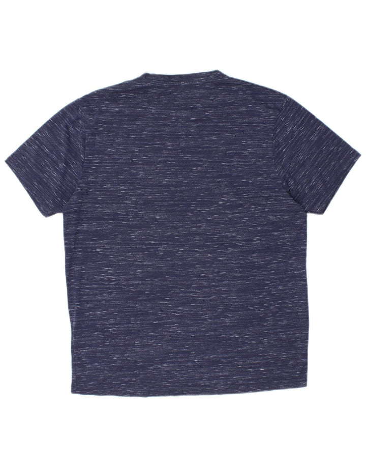 KAPPA T-Shirt Homme Top Large Bleu Marine Moucheté Polyester