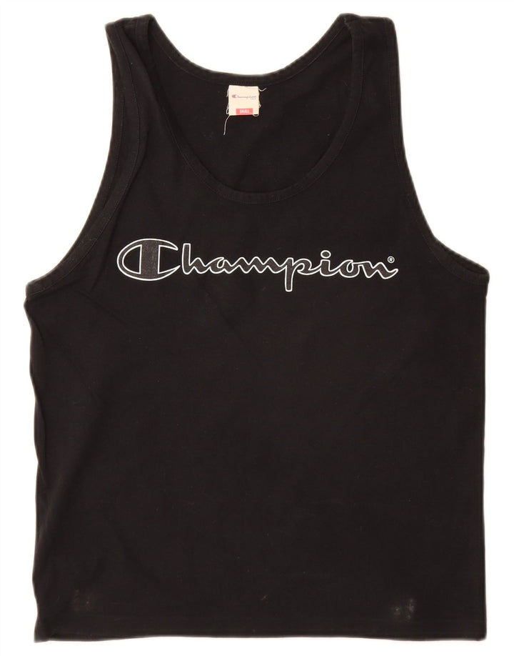 Champion Débardeur graphique pour femme UK 10 Small Noir