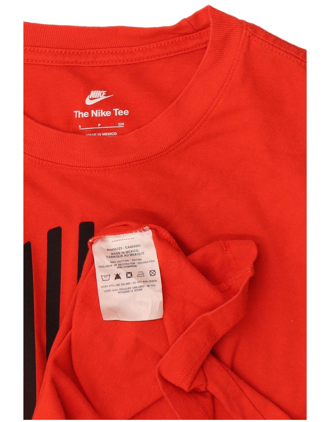 Nike T-shirt graphique pour homme en coton orange Taille S