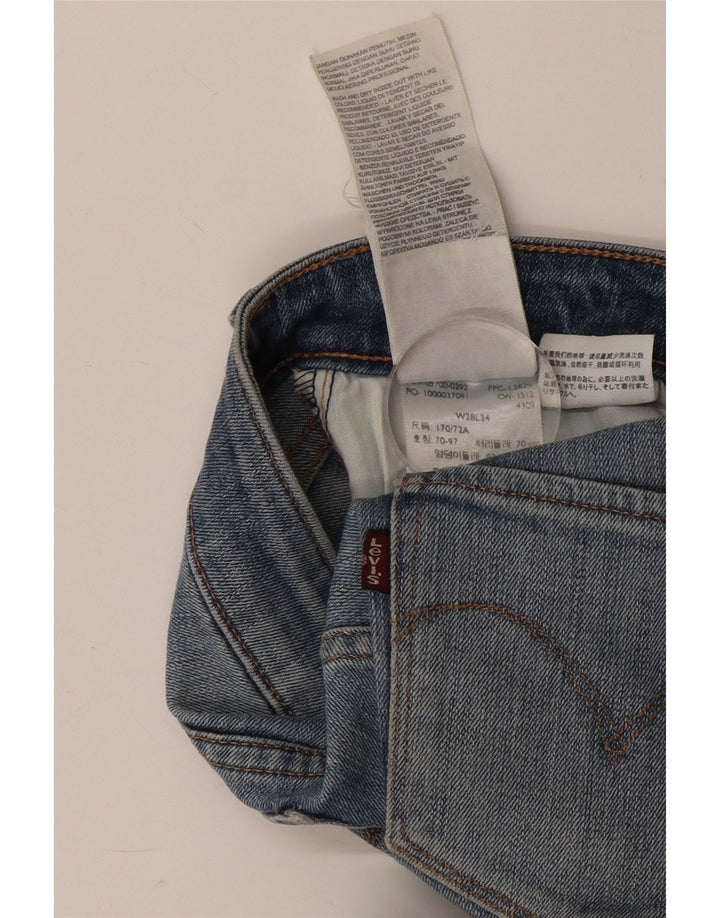 Levi's Jean Droit Femme W28 L34 Bleu Coton