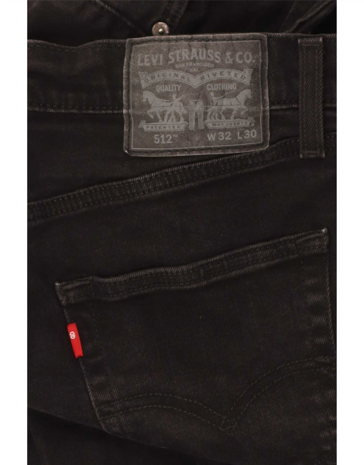 Levi's Jean Slim 512 Homme W32 L30 Noir Coton