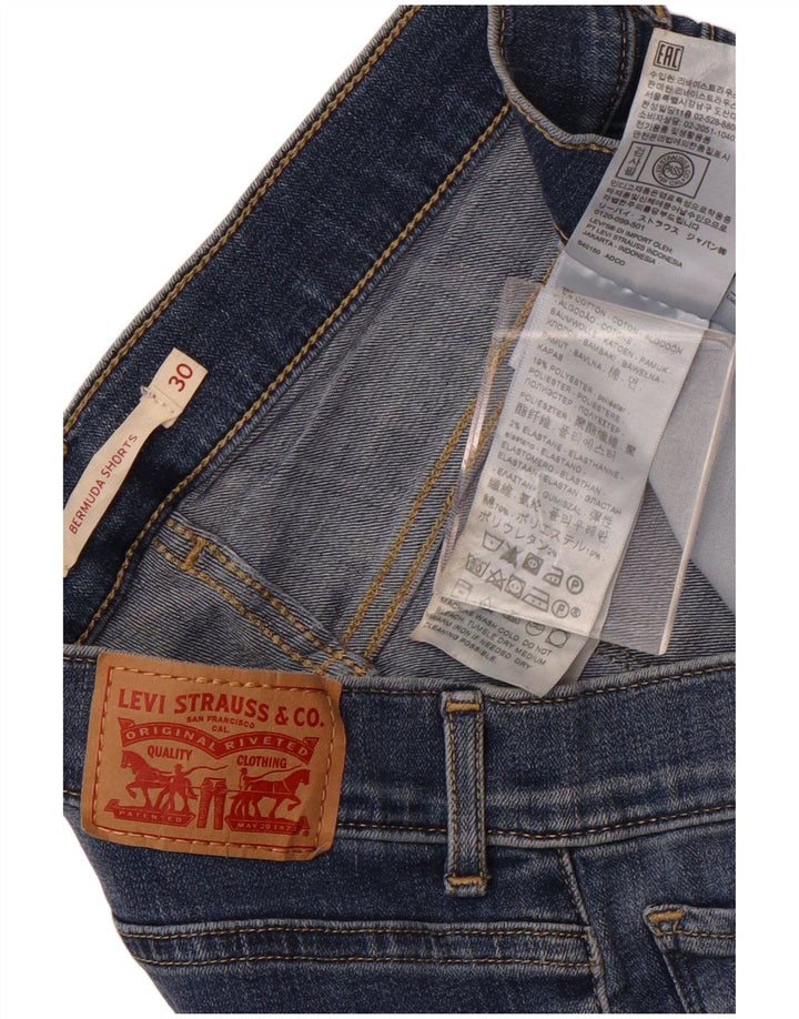 Levi's Bermuda Denim W30 Femme Bleu Moyen Coton