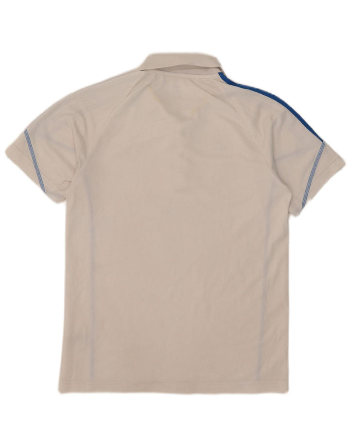 ADIDAS Polo Climalite Homme Petit Blanc Polyester