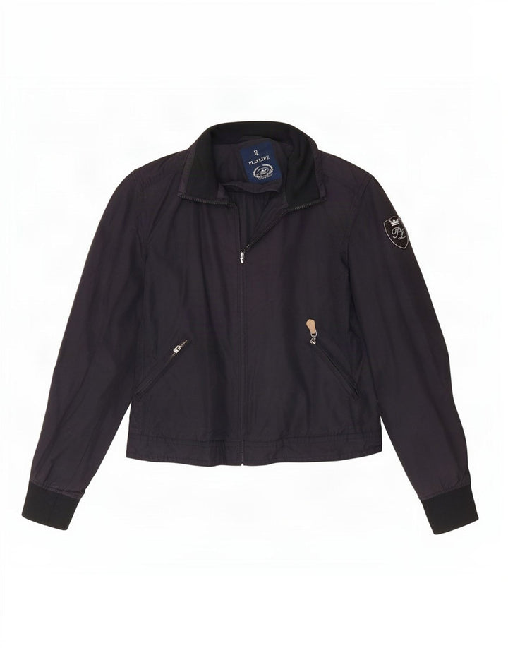 Playlife Veste Bomber Femme UK 16 Large Bleu Marine Coton