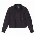 Playlife Veste Bomber Femme UK 16 Large Bleu Marine Coton