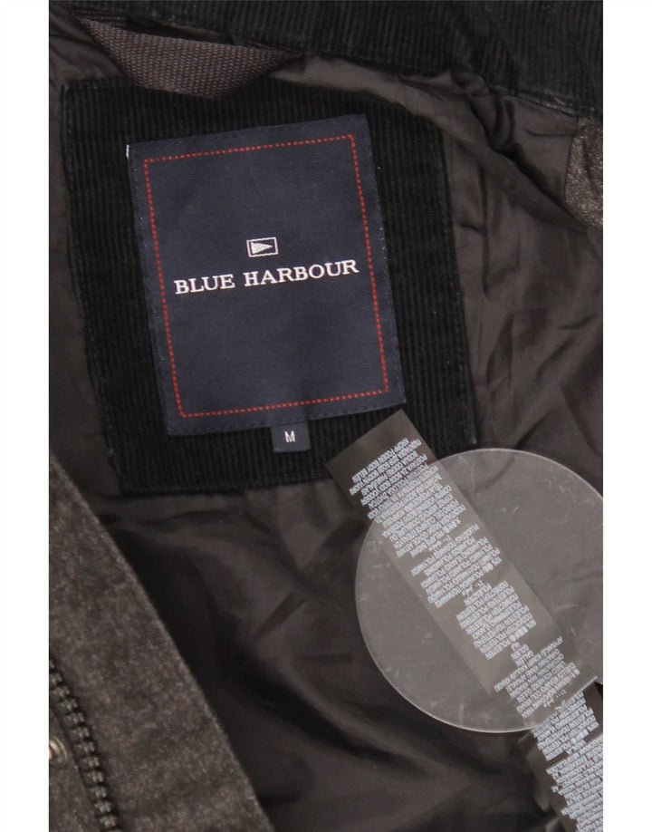 Marks & Spencer Veste utilitaire matelassée Blue Harbor pour homme UK 38 Gris moyen
