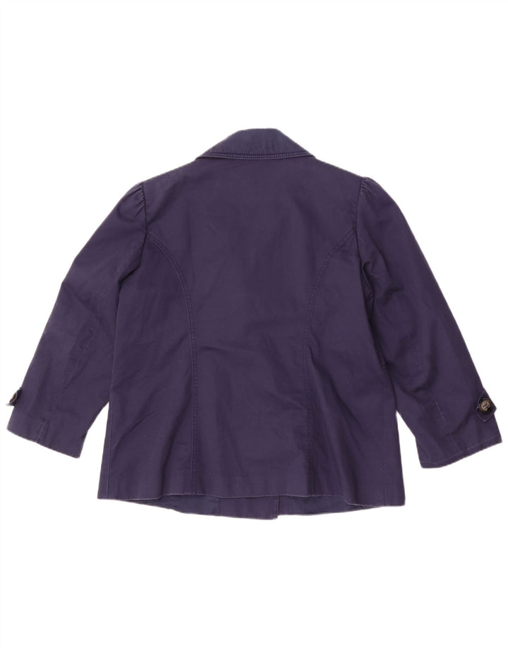 Marks & Spencer Trench court pour femme UK 14 Bleu marine moyen