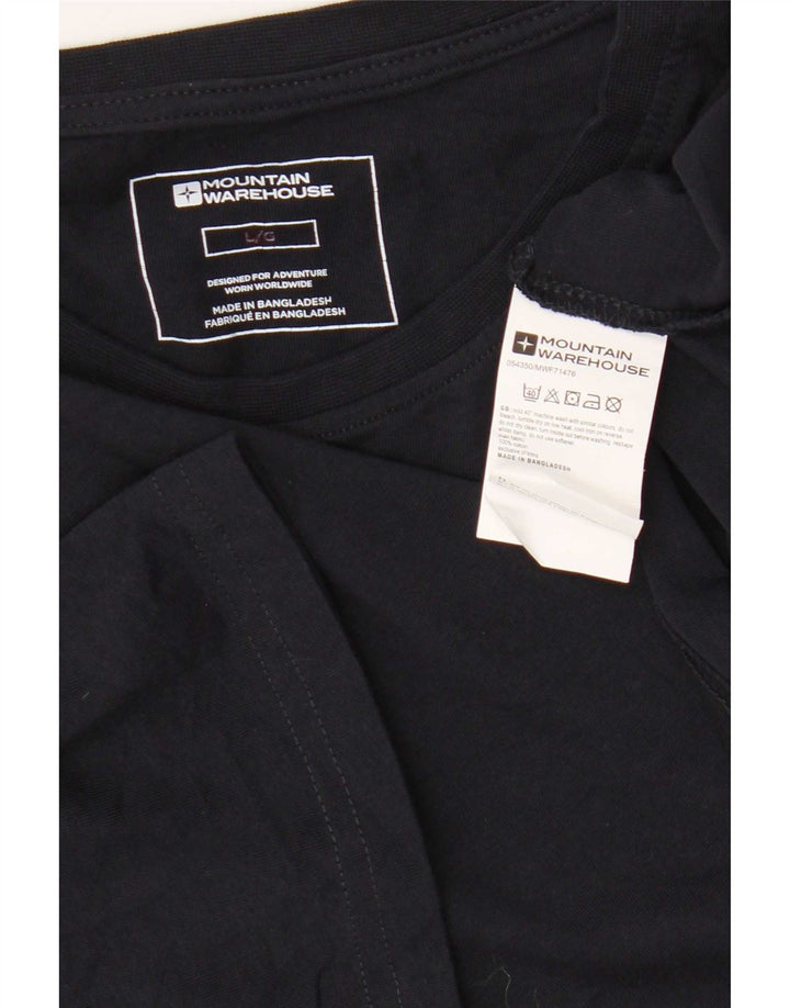 Mountain Warehouse T-shirt pour homme en coton bleu marine Taille L