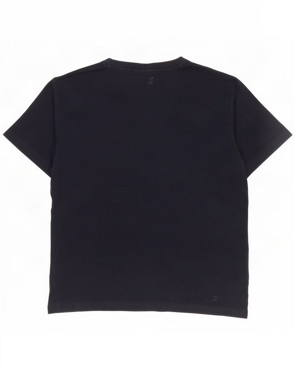 Kappa T-Shirt Homme Top Large Bleu Marine Coton