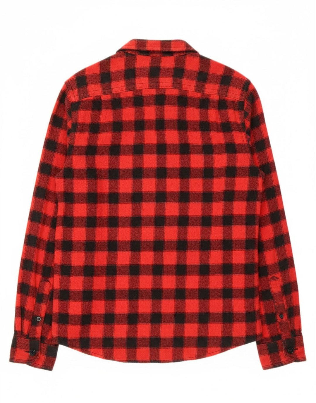 Superdry Chemise Slim Fit Lumberjack Flannel Homme Rouge Moyen Vichy Coton