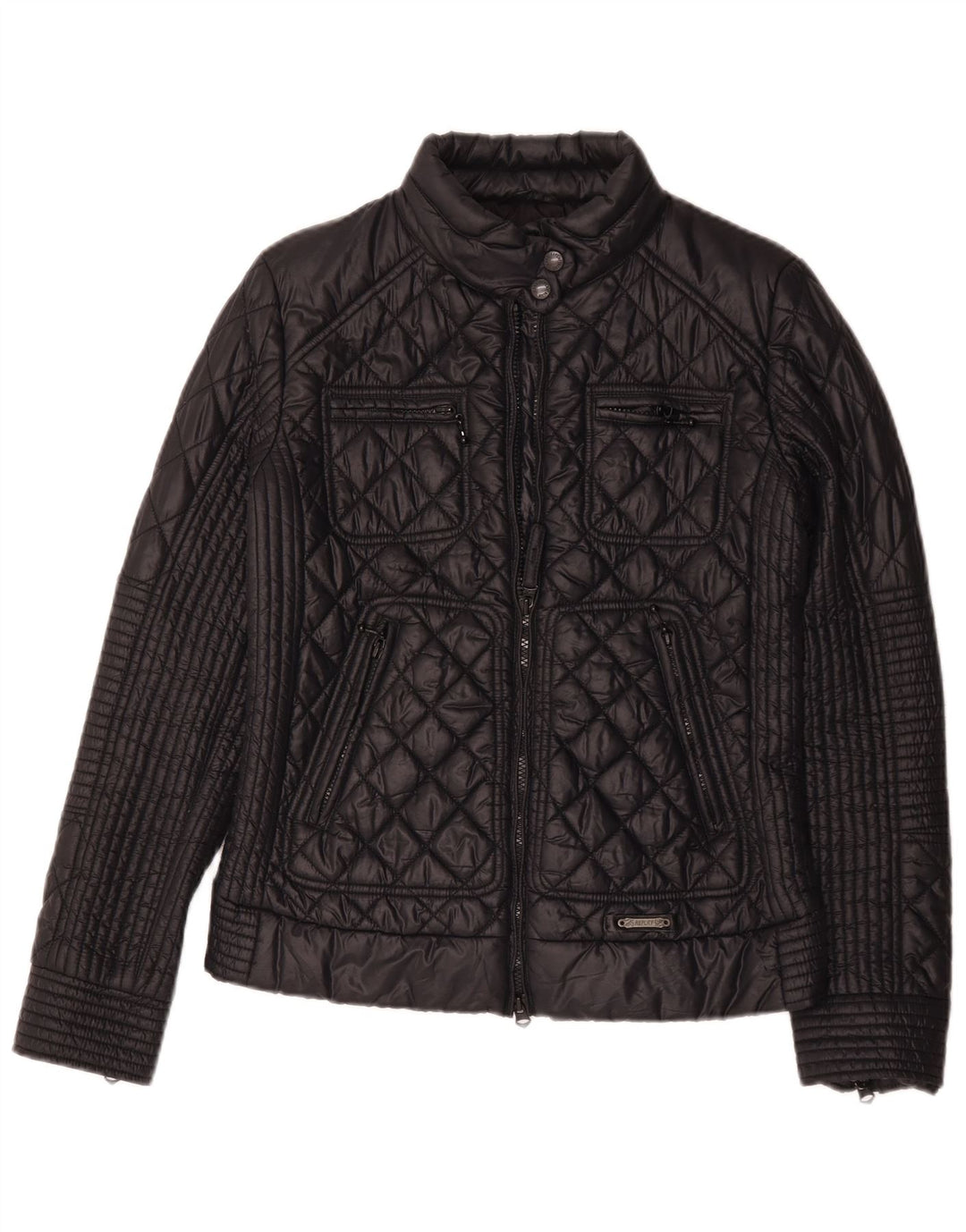 Replay Veste matelassée pour femme UK 44 Medium Noir Polyamide