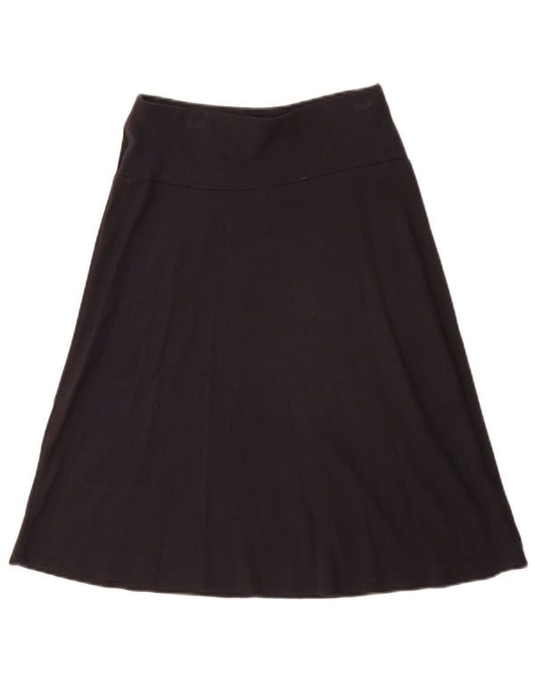 Marks & Spencer Jupe trapèze pour femme UK 8 Small W26 Viscose noire