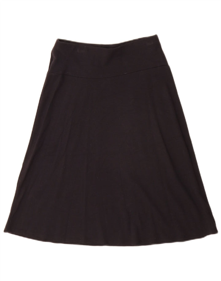 Marks & Spencer Jupe trapèze pour femme UK 8 Small W26 Viscose noire