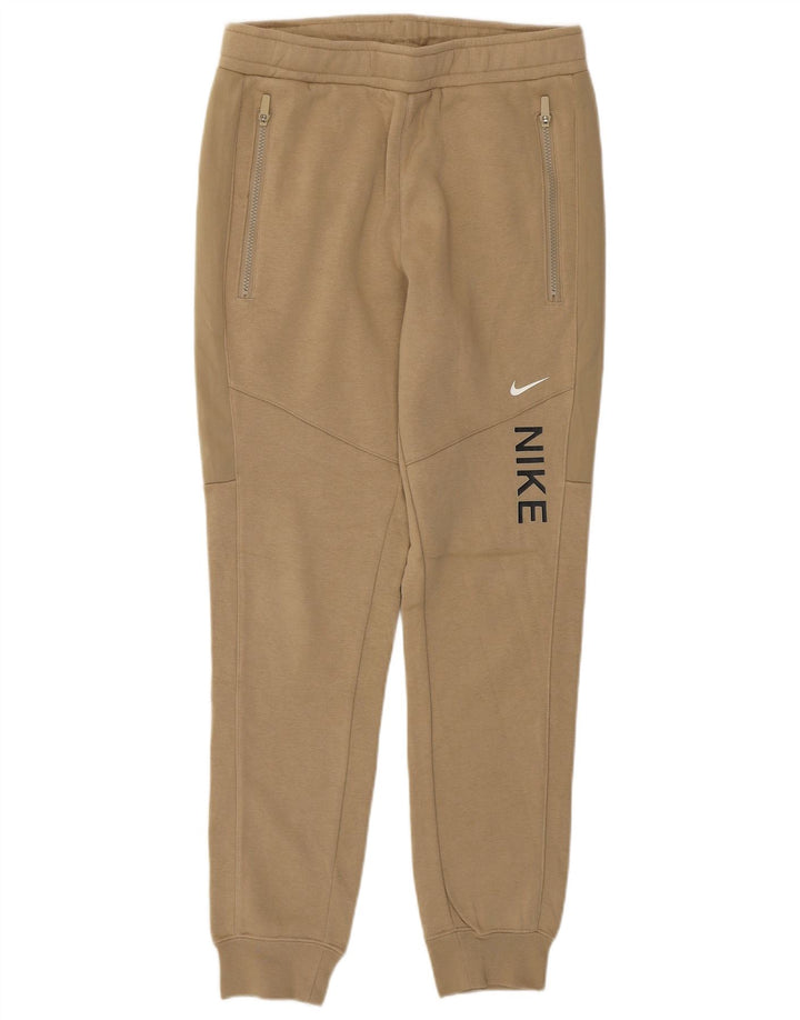NIKE Pantalon de survêtement graphique pour hommes Joggers petit coton beige