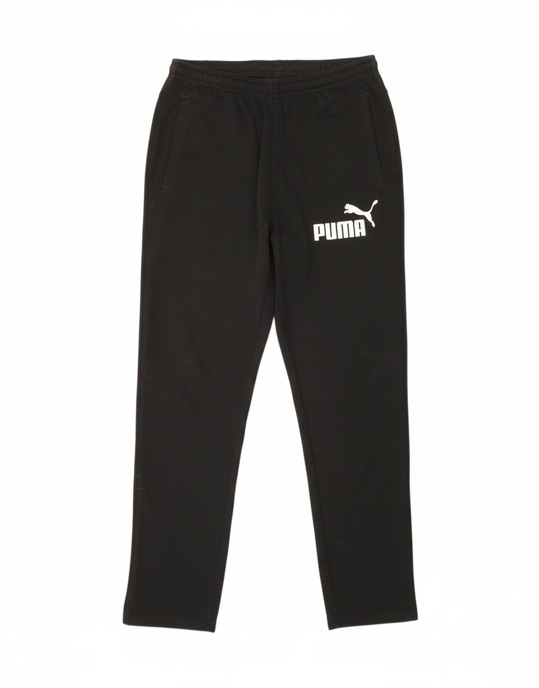 PUMA Mens Graphic Tracksuit Trousers Medium  Black Polyester