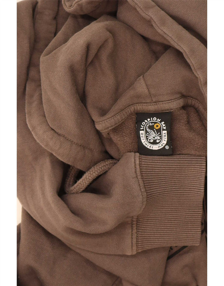 Scorpion Bay Pull à capuche graphique pour homme Marron moyen