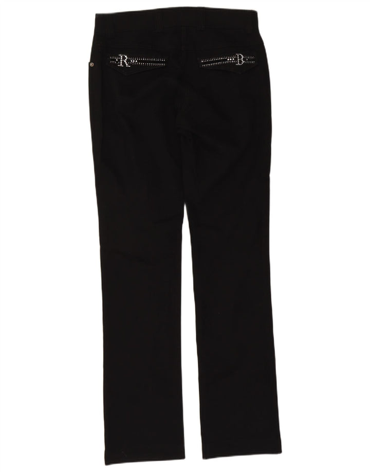 Roccobarocco Jean bootcut femme W32 L32 coton noir