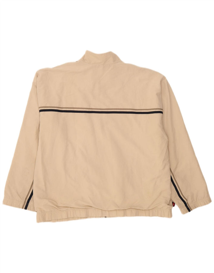 Nike Veste de survêtement pour homme UK 42/44 Large Beige Polyester